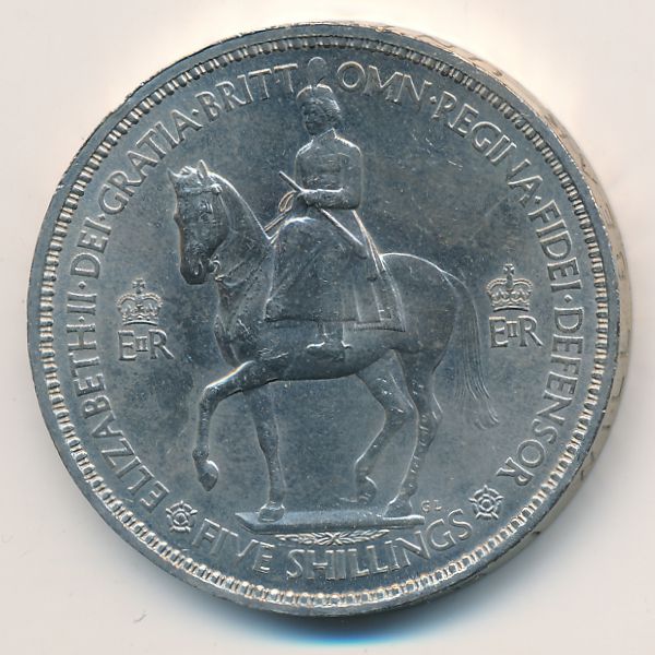 Великобритания, 1 крона (1953 г.)