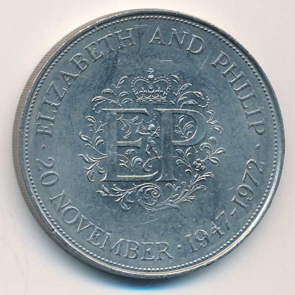 Великобритания, 25 новых пенсов (1972 г.)