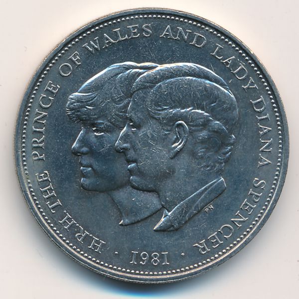 Великобритания, 25 новых пенсов (1981 г.)