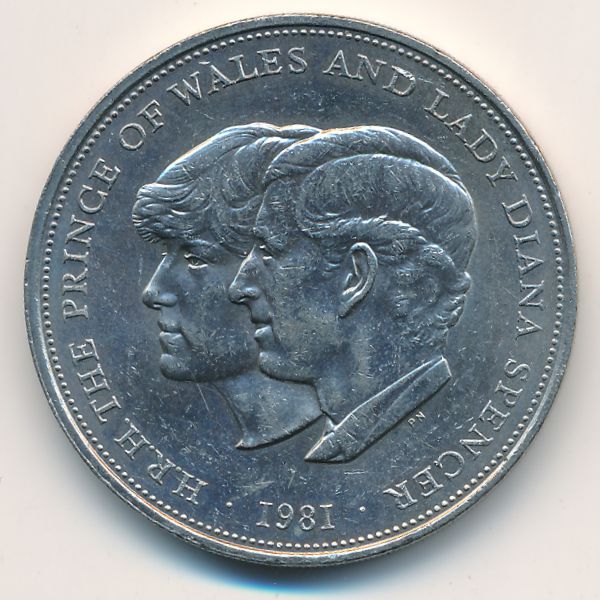 Великобритания, 25 новых пенсов (1981 г.)