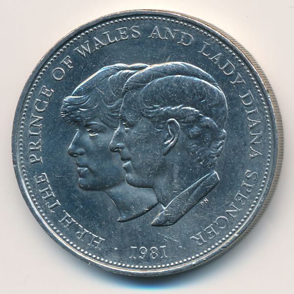 Великобритания, 25 новых пенсов (1981 г.)