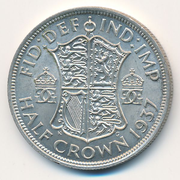Великобритания, 1/2 кроны (1937 г.)