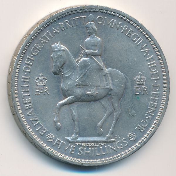Великобритания, 1 крона (1953 г.)