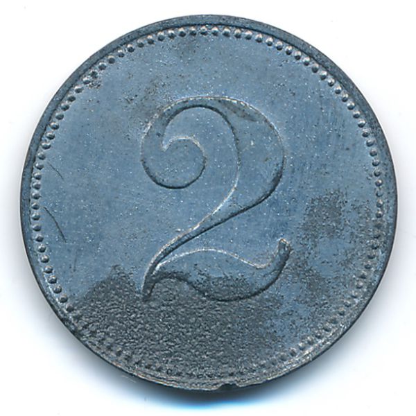 Франкфурт., 2 пфеннига