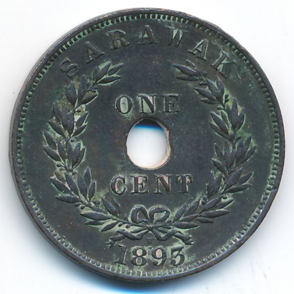 Саравак, 1 цент (1893 г.)