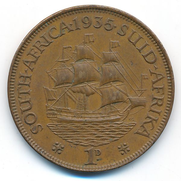 ЮАР, 1 пенни (1935 г.)
