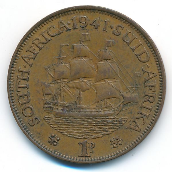 ЮАР, 1 пенни (1941 г.)