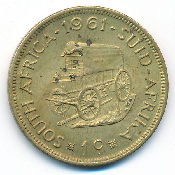 ЮАР, 1 цент (1961 г.)