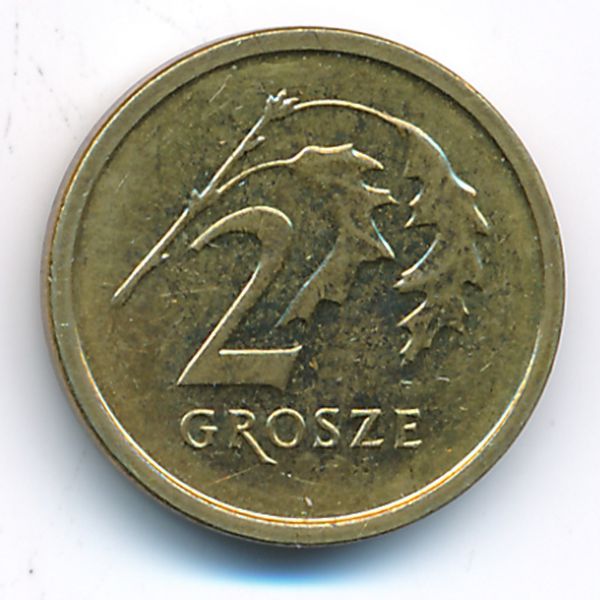 Польша, 2 гроша (2015 г.)