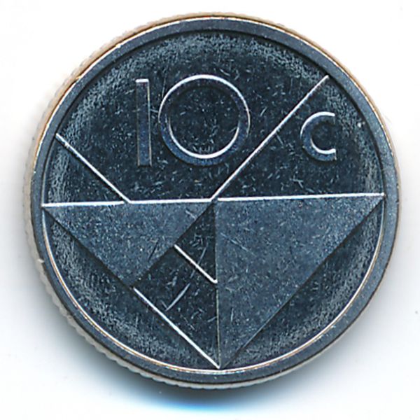 Аруба, 10 центов (2024 г.)