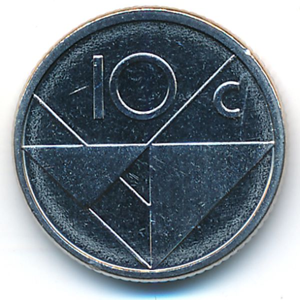 Аруба, 10 центов (2024 г.)