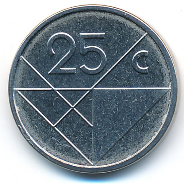 Аруба, 25 центов (2012 г.)