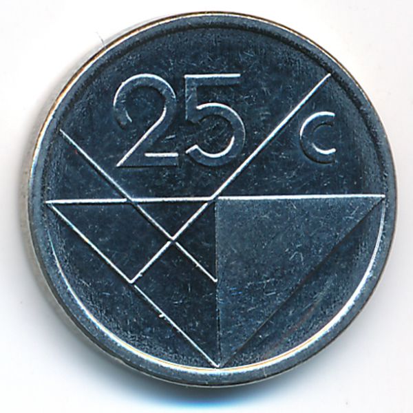 Аруба, 25 центов (2023 г.)