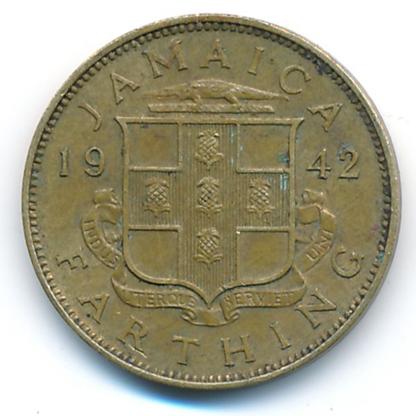 Ямайка, 1 фартинг (1942 г.)