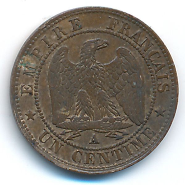 Франция, 1 сентим (1861 г.)