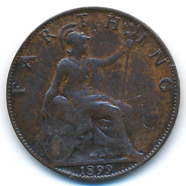 Великобритания, 1 фартинг (1899 г.)