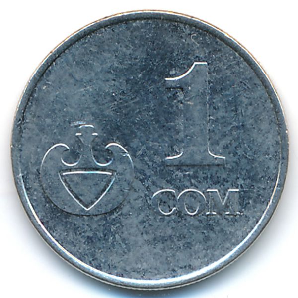 Киргизия, 1 сом (2008 г.)