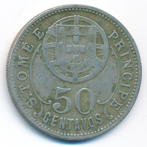Сан-Томе и Принсипи, 50 сентаво (1929 г.)