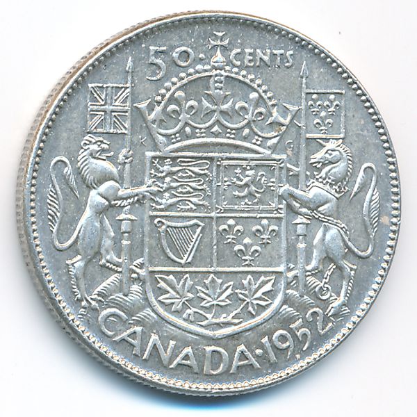 Канада, 50 центов (1952 г.)