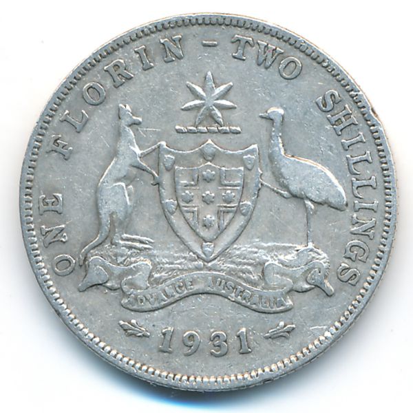 Австралия, 1 флорин (1931 г.)