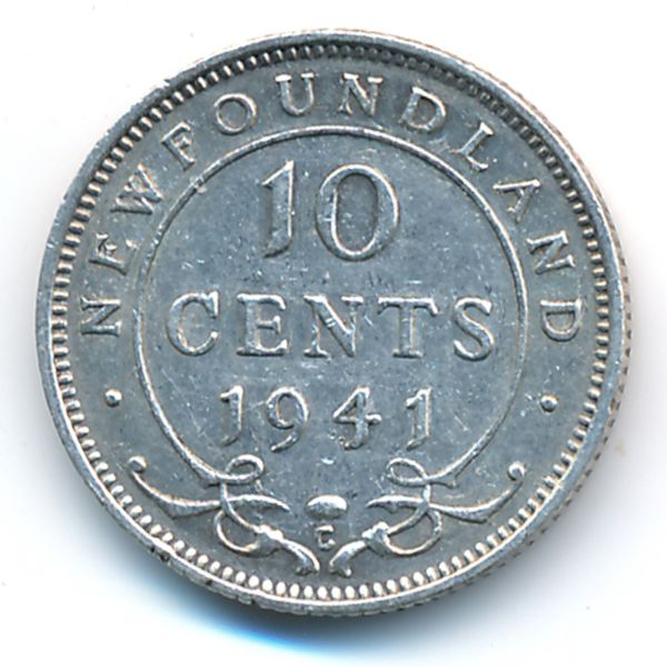 Ньюфаундленд, 10 центов (1941 г.)