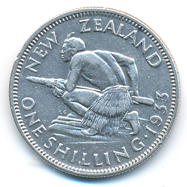 Новая Зеландия, 1 шиллинг (1933 г.)
