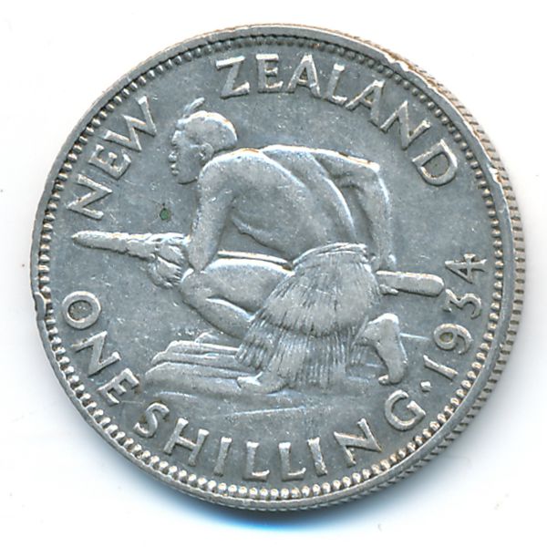Новая Зеландия, 1 шиллинг (1934 г.)