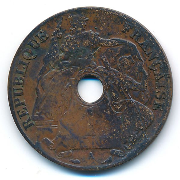 Французский Индокитай, 1 цент (1921 г.)