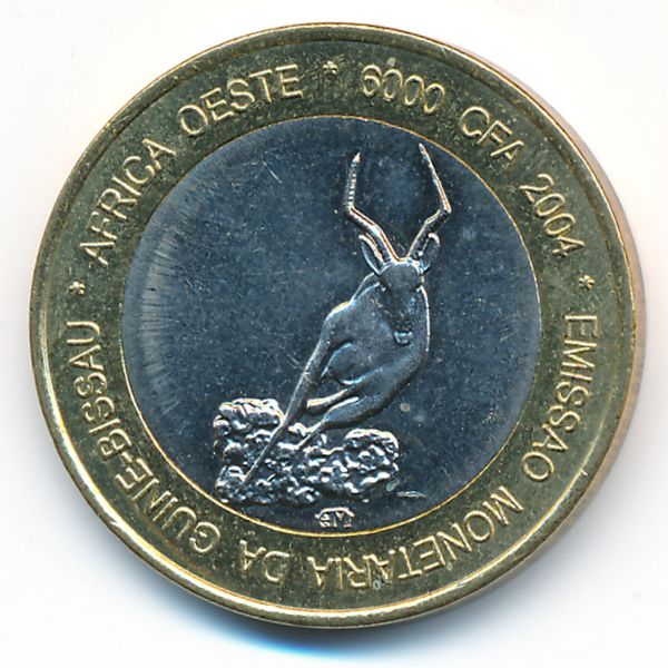 Гвинея-Бисау., 6000 франков КФА (2004 г.)
