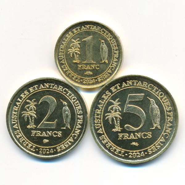 Остров Тромлен., Набор монет (2024 г.)