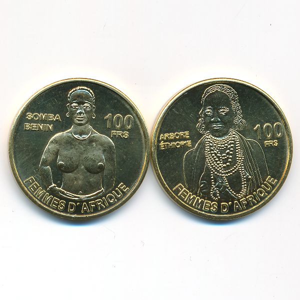 Остров Европа., Набор монет (2024 г.)