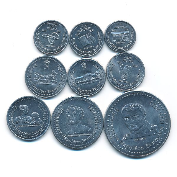 Остров Святой Елены., Набор монет (2021 г.)