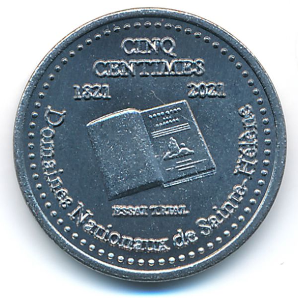 Остров Святой Елены., 5 сентим (2021 г.)