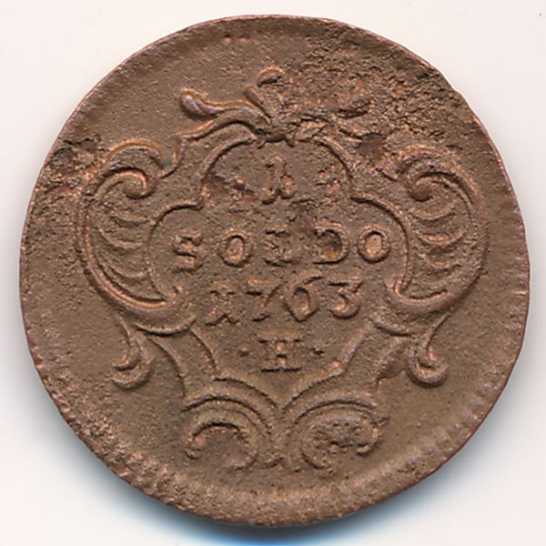 Гориция, 1 сольдо (1763 г.)