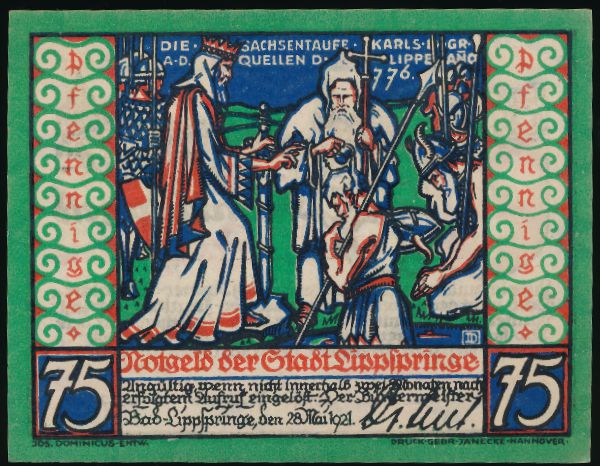 Нотгельды Германии, 50 пфеннигов (1921 г.)