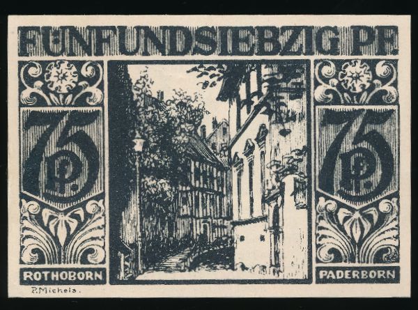 Нотгельды Германии, 75 пфеннигов (1921 г.)