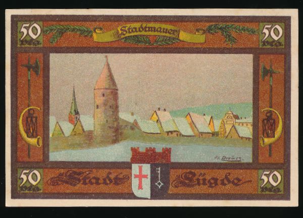 Нотгельды Германии, 50 пфеннигов (1921 г.)