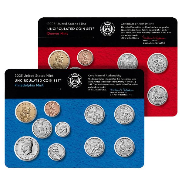 США, Набор монет