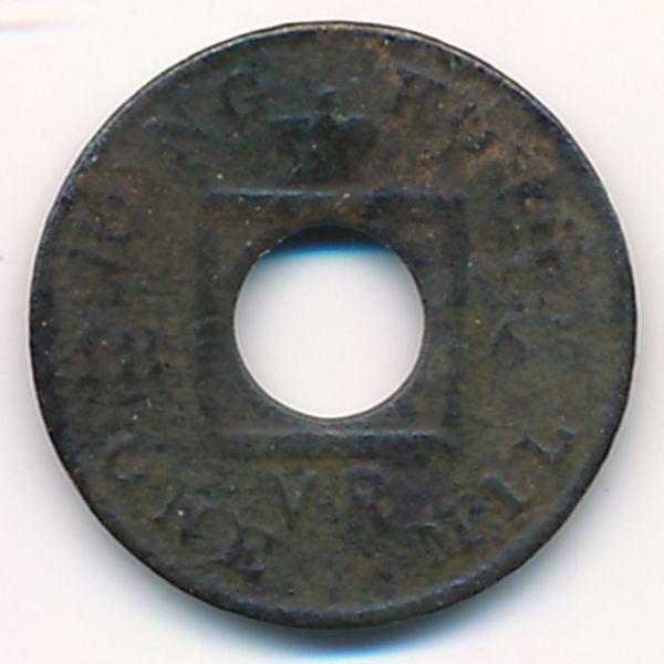 Гонконг, 1 мил (1865 г.)