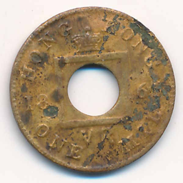 Гонконг, 1 мил (1865 г.)