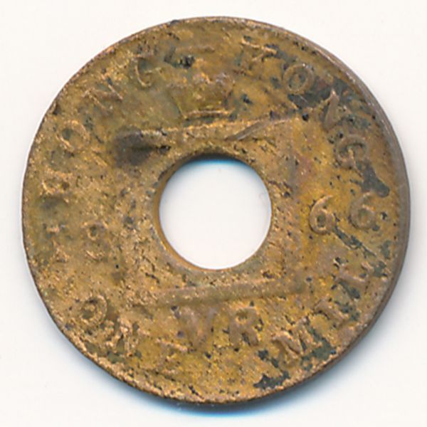 Гонконг, 1 мил (1866 г.)