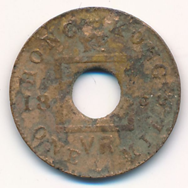 Гонконг, 1 мил (1866 г.)