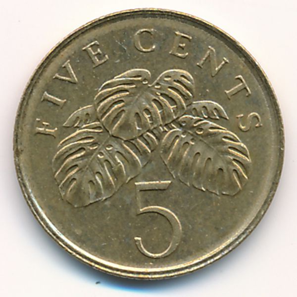 Сингапур, 5 центов (2004 г.)