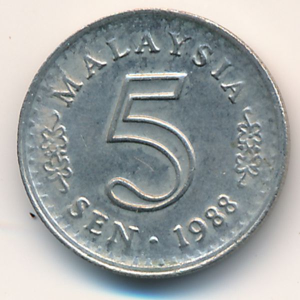 Малайзия, 5 сен (1988 г.)