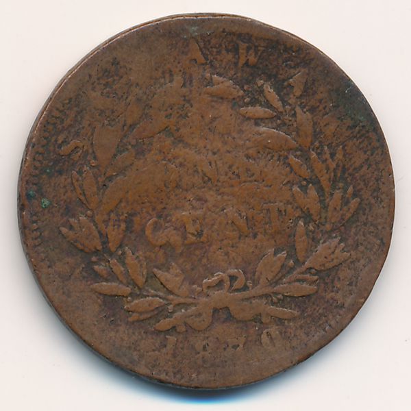 Саравак, 1 цент (1870 г.)