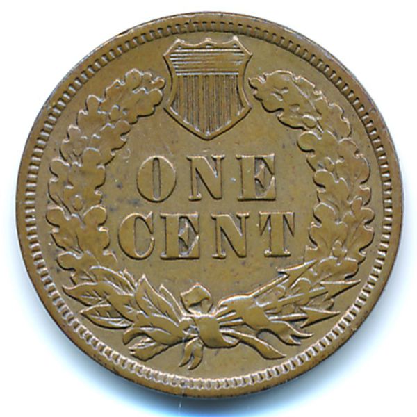 США, 1 цент (1904 г.)