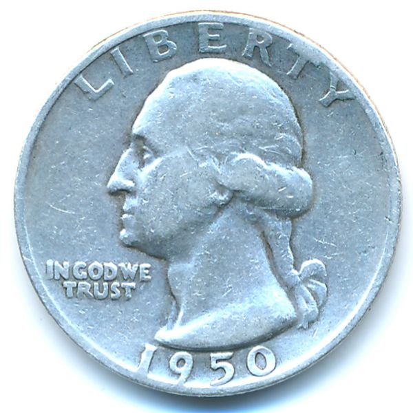 США, 1/4 доллара (1950 г.)