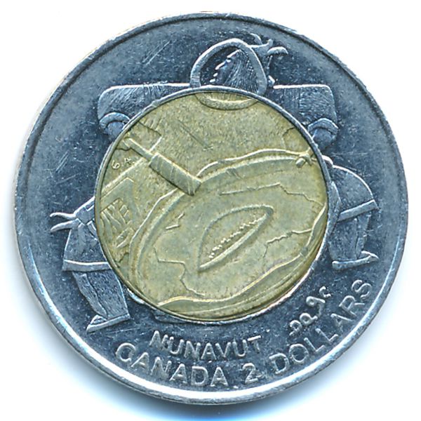 Канада, 2 доллара (1999 г.)