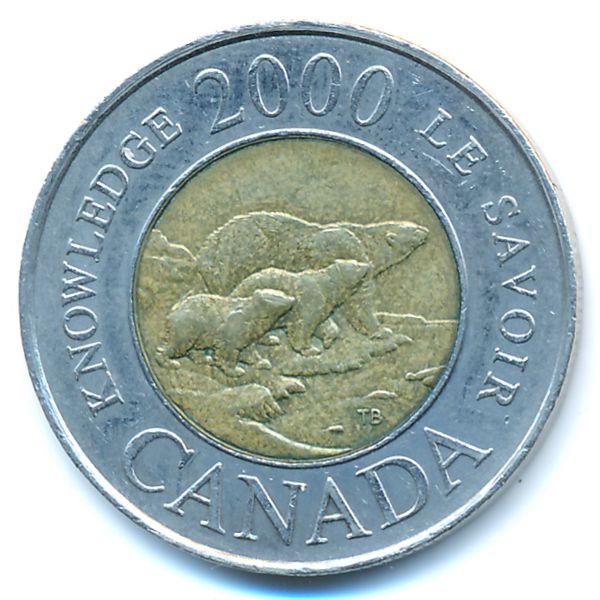 Канада, 2 доллара (2000 г.)