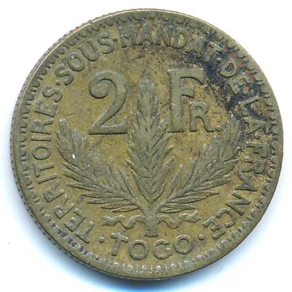 Того, 2 франка (1925 г.)
